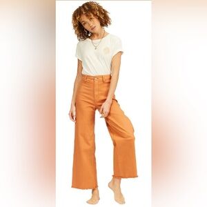 Billabong women’s Free Fall High- Waist Pants in apricot Size 27